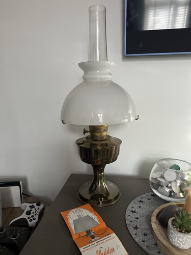 Vintage aladdin model brass - model, 23