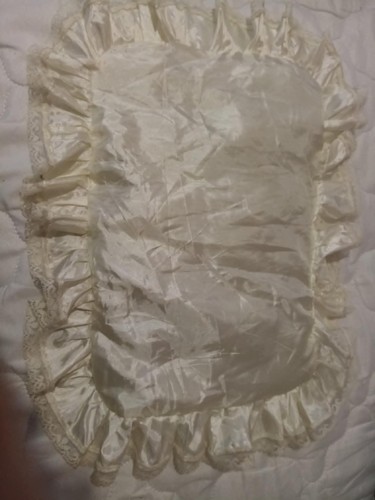 Vintage style cream - style, ruffled