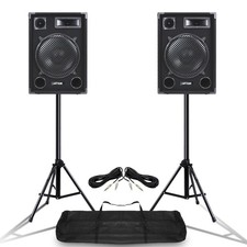 Pair MAX SP12 12" Mobile DJ PA