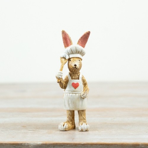 Jasper rabbit chef ornament - jasper,