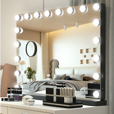 LED Hollywood Makeup Vanity Mirror Large Light Mirror with Dimmable LED Bulbs