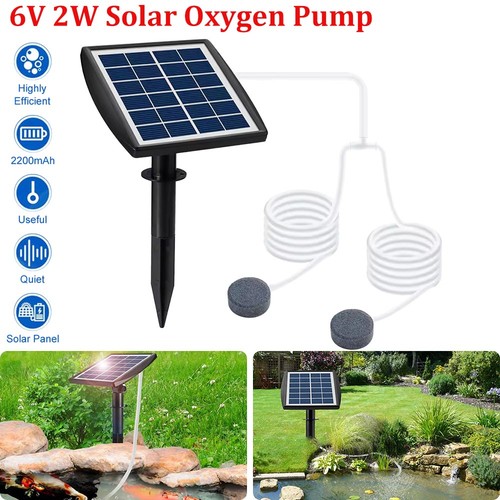 Solar pond oxygenator air pump - pond,