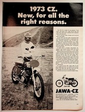 JAWA CZ 1973 Vintage Print