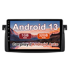 Android 13 4Core 1+32GB Car Stereo Radio GPS DAB CarPlay BT For BMW 3 Series E46