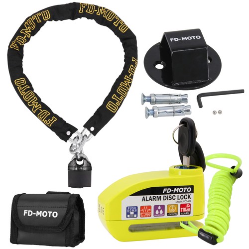 Moto green disc lock - green,