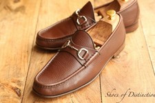 Gucci Brown Grain Leather