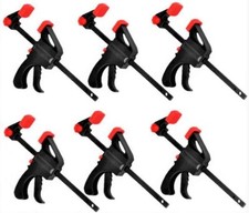 6Pcs Quick Grip Clamps 4"