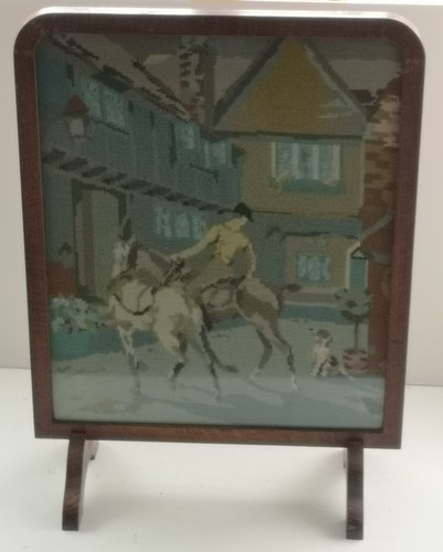 Vintage wooden glazed fire - vintage,
