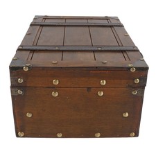 Wooden Chest Portable Vintage