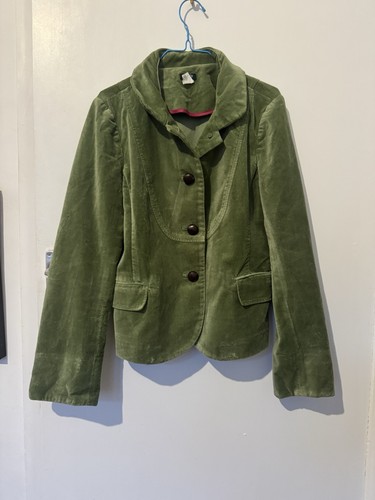 Crew green velvet jacket - crew,