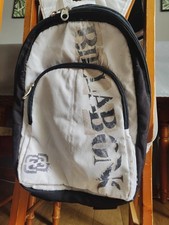 Billabong white zip backpack