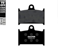 Brake Pads Galfer FD099G1054 Semi-Metal front 8,5mm for Yamaha TZR 125 ccm