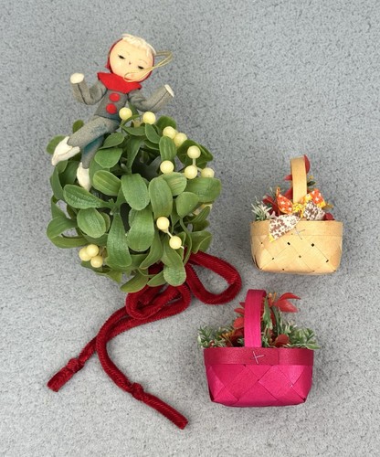 Vtg mcm christmas mistletoe - vtg,