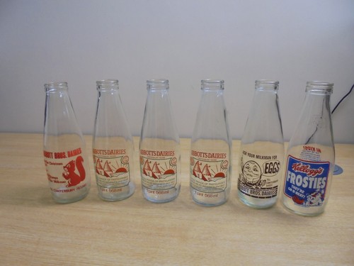 Vintage advertising glass - vintage, milk