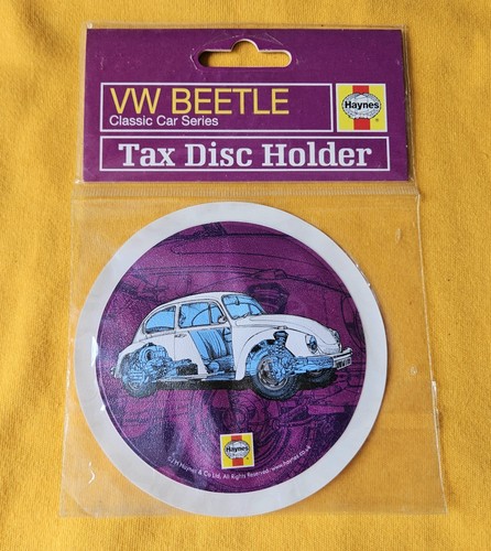 Beetle tax disc holder - beetle,