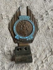 St Christopher badge car badge