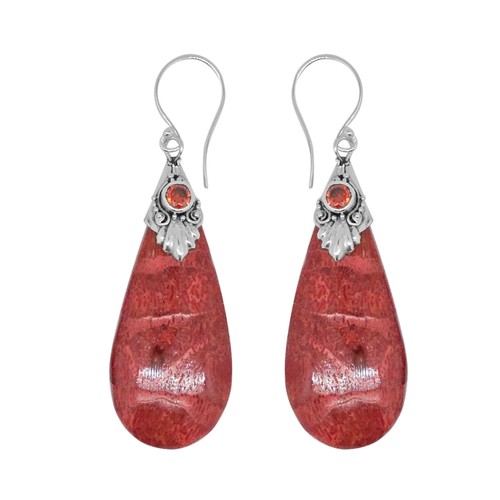 Handcrafted red sponge coral - handcrafted,