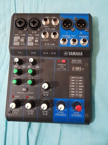 Yamaha mg06 channels analog - yamaha, 6-channels