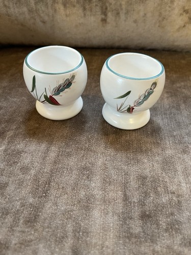 Denby green wheat pattern - denby, egg