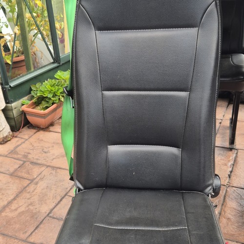 Single van leather - seat, with