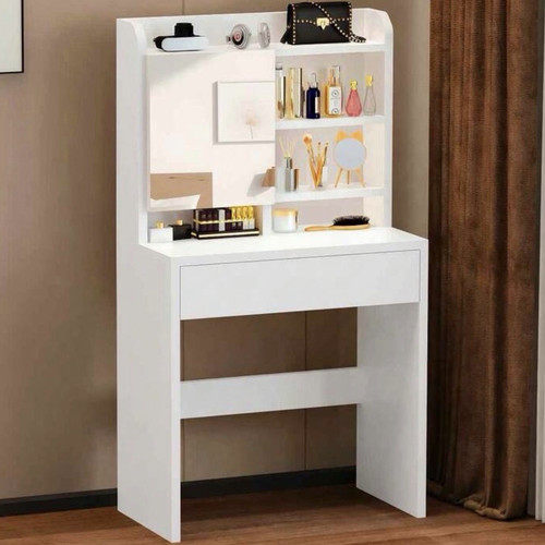 White dressing table vanity - dressing,