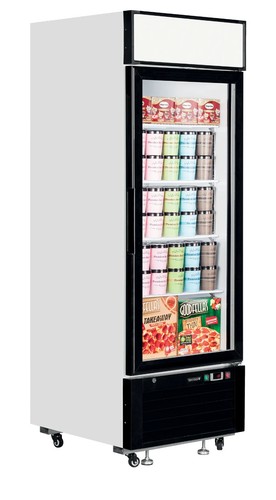 New upright single glass - upright, door