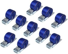 Mini Tie Down Straps 200cm Zamack Buckle (SET OF 10)