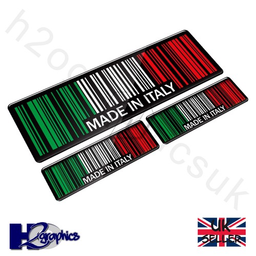 Made italy stickers - 3x,