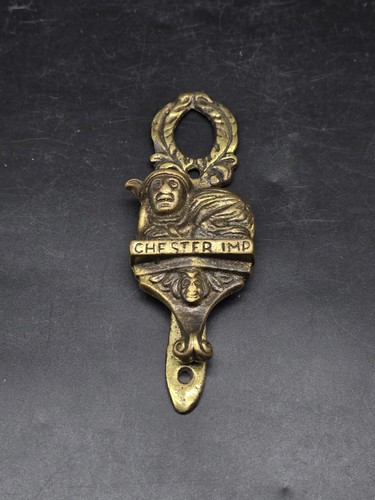 Vintage lincoln imp cast brass - lincoln,