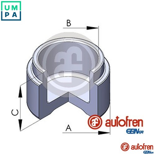 Piston brake caliper - brake,