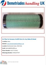 Air Filter for Komatsu Forklift-Parts for Any Make & Model-Mitsubishi, Ausa, Hys