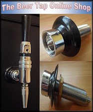 Beer Tap (Ale & Stout Nitrogen Faucet & Shank) - Kegerator - Home Bar - Homebrew