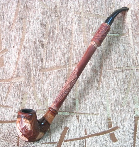 Long stem wooden tobacco - long,