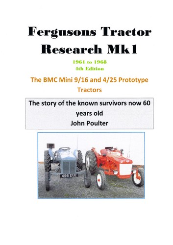 Tractor research mk1 bmc mini - mk1,