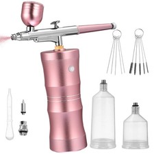 Airbrush Kit Rechargeable 34psi With 0.4mm Nozzle For Cake Makeup Nail Art
