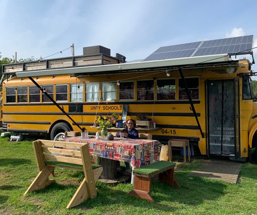 American school bus skoolie - american, bus,