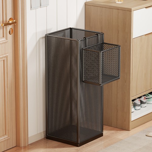 Square metal umbrella stand - square,