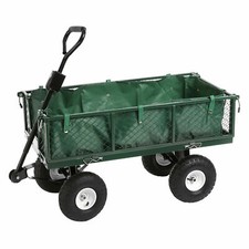 Heavy Duty Steel 350kg Waterproof Festival Cart Camping Truck Garden Trolley