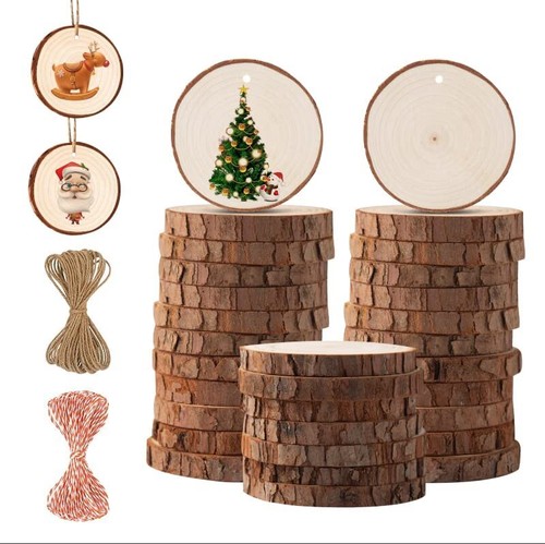 150pcs wood slices round - 90/150pcs,
