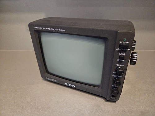 Sony ssm 724amr black and - sony, 7"