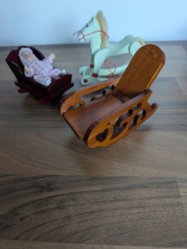 Dolls house furniture cradle - dolls,