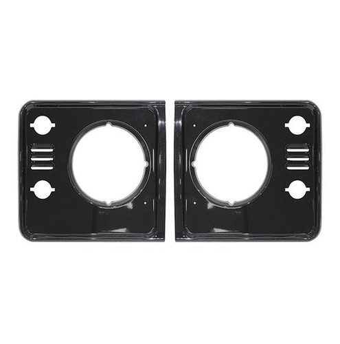 Black headlight surround set - headlight,