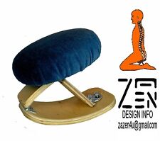 MEDITATION STOOL~ Adjustable height / sitting angle (medium) rocker ~ Made in UK
