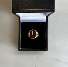 9ct Gold Signet Ring Vintage