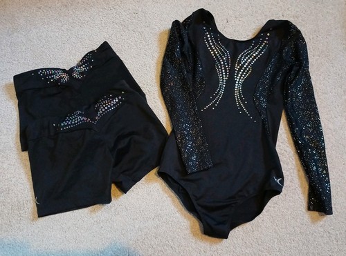 Black and sparkly - black, gymnastics