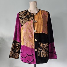 Indigo Moon Patchwork Jacket