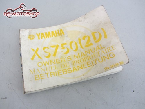 Yamaha 750 1t4 owner - 2d,
