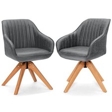COSTWAY Swivel Accent Chair