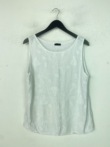 Luca vanucci white floral - white,