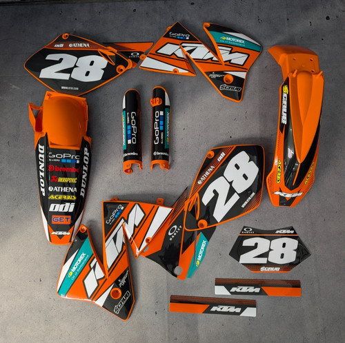 Plastics graphics ktm exc - plastics,
